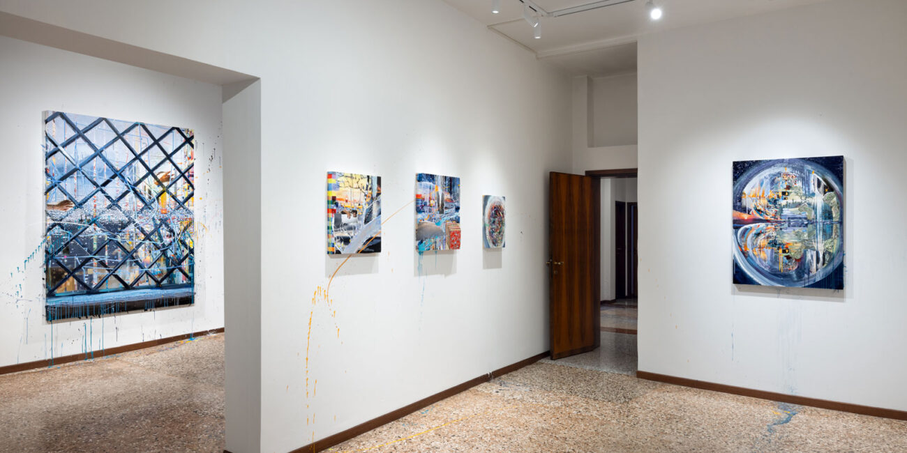 Installation view, Sarah Sze, Victoria Miro Venice, 16 April–16 June 2024 All works © Sarah Sze. Courtesy the artist and VictoriaMiroPhotography: Andrea Rossetti / Héctor Chico